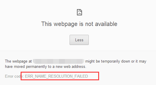 Solve ERR_NAME_RESOLUTION_FAILED Error On Your Browser
